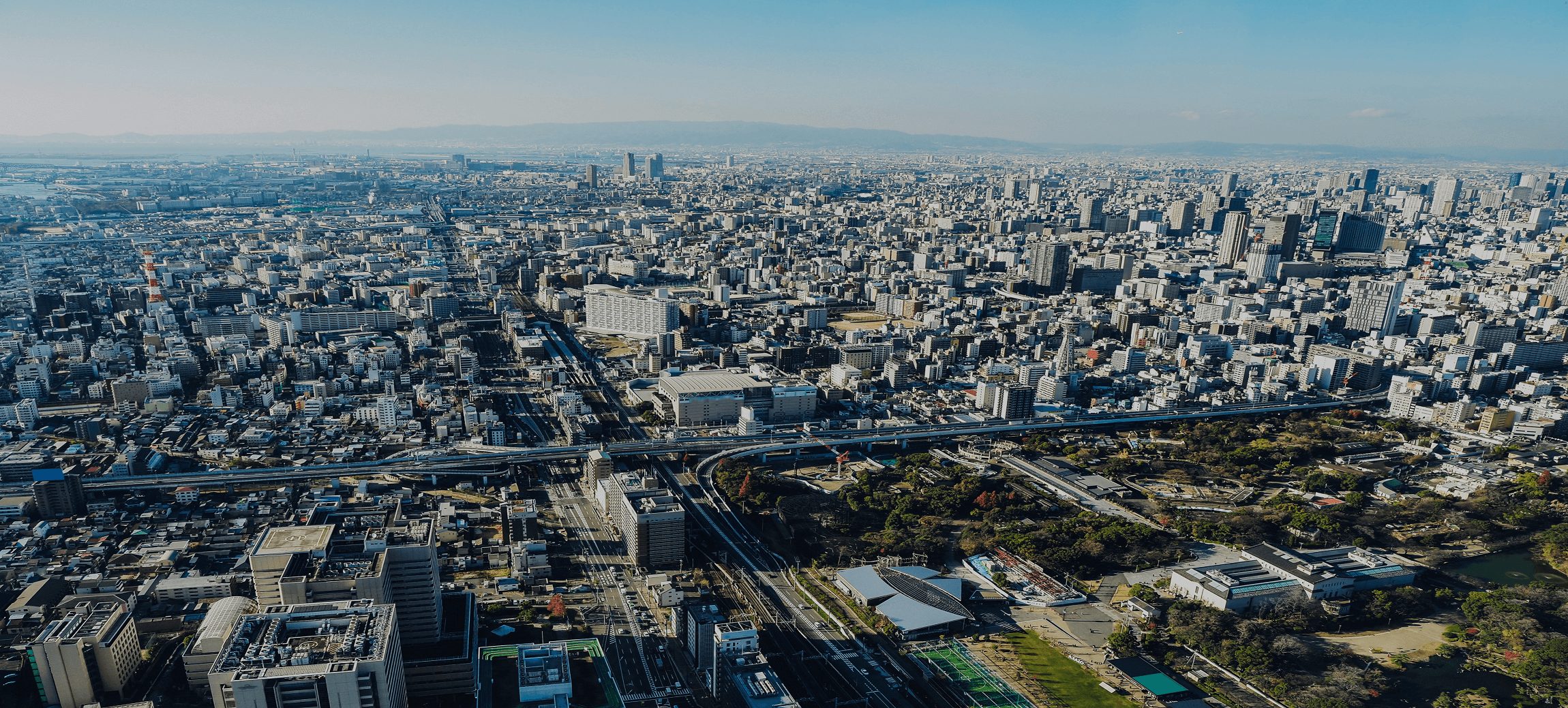 Panoramic view of the city