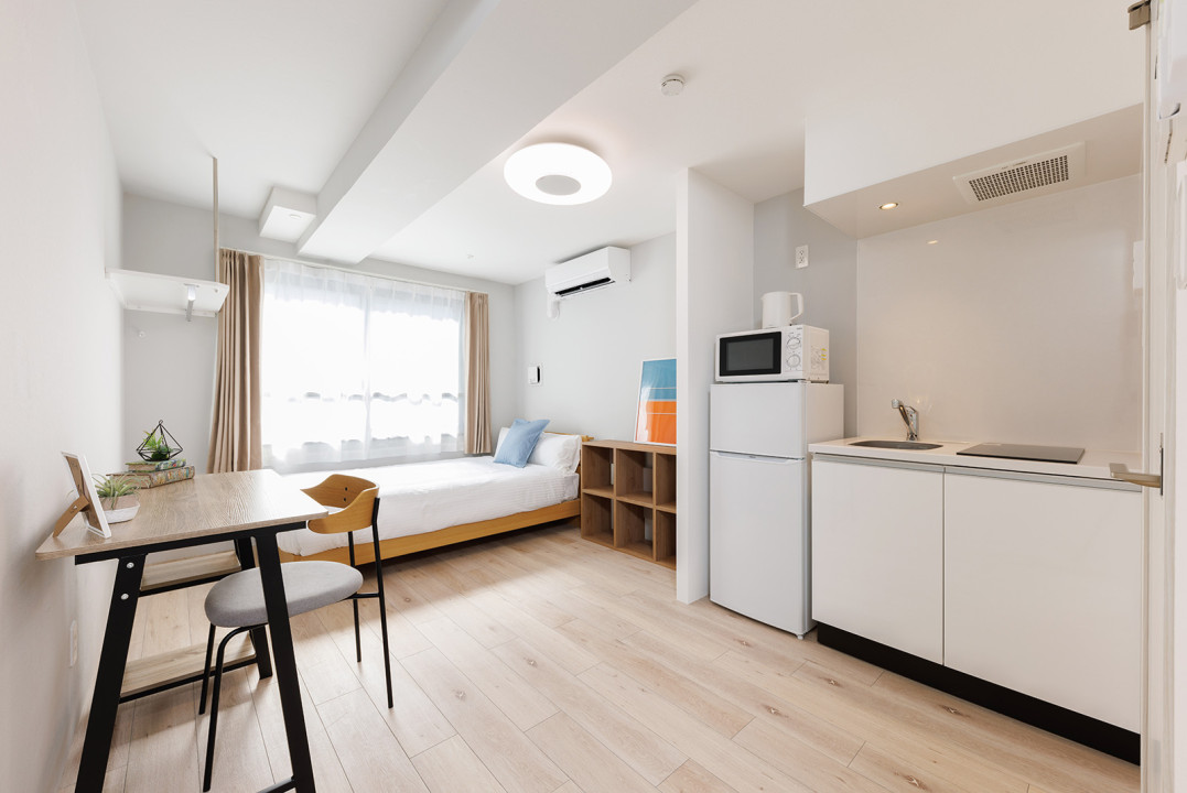 Example furnished studio apartment